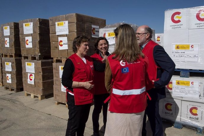 España despliega por primera vez el hospital de campaña START, que atenderá a ví
