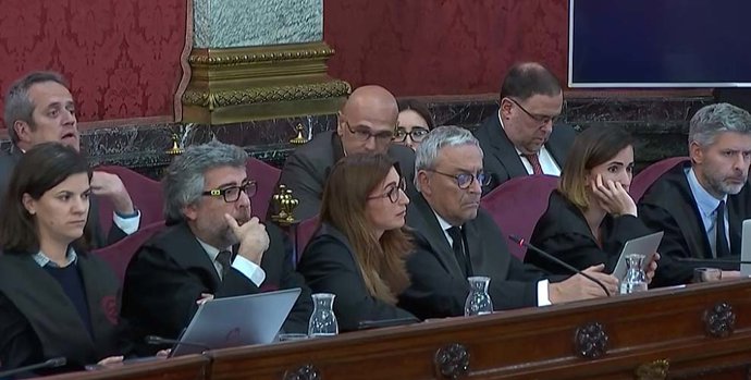 Abogados defensores en el juicio al proces en el Supremo