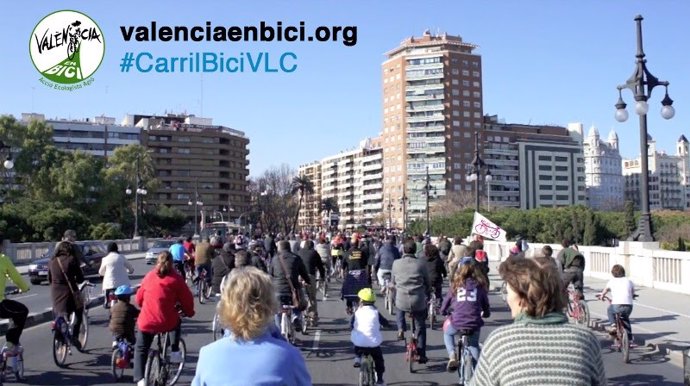 Valencia.- Una "bicifestación" recorrerá Valncia el domingo para reivindicar qu
