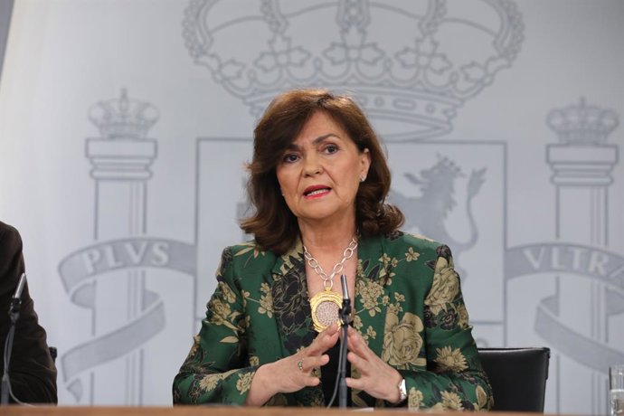 Roda de premsa posterior al Consell de Ministres