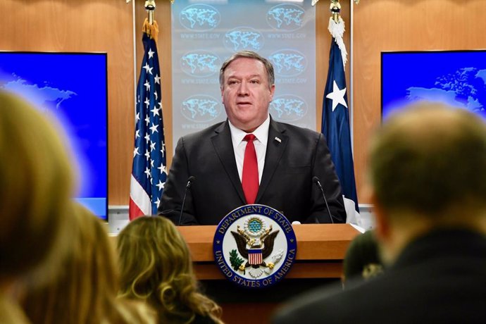 Mike Pompeo press conference in Washington