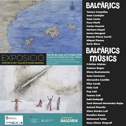 La doble exposición de artistas mediterráneos 'Balerics' y 'Balerics Músics' s