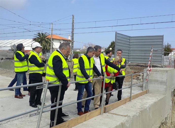 Bezana.- Las obras de mejora de accesibilidad de la estación de tren acabarán "e
