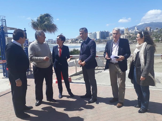 Málaga.- Costas no detecta daños destacables en las playas e infraestructuras de