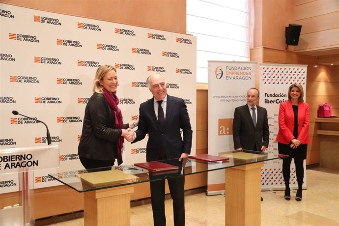La Fundación Emprender en Aragón e Ibercaja colaboran para ofrecer formación y f