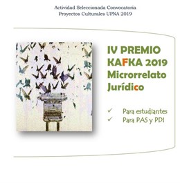 La UPNA convoca el IV Premio Kafka de Microrrelato Jurídico, abierto a la comuni