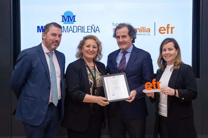 Mutua Madrileña obtiene el certificado efr durante trece años consecutivos por s