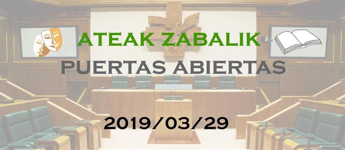 Parlamento Vasco celebra este viernes su jornada de puertas abiertas en el 39 an