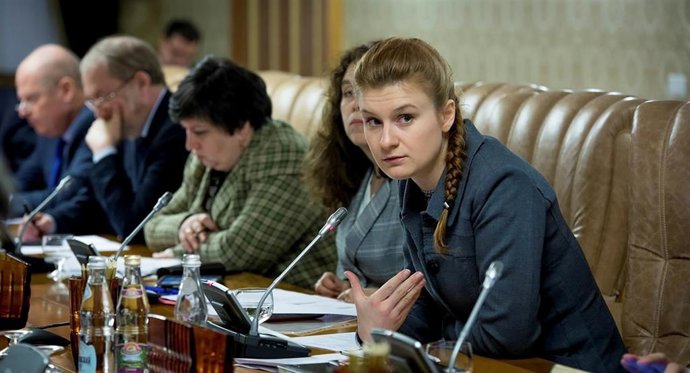 Maria Butina, acusada en EEUU de ser una agente de Rusia