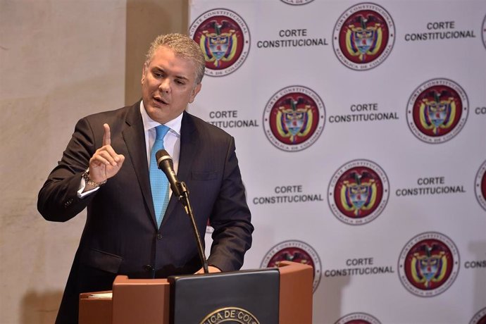 Colombia.- Duque rechaza varios artículos de una ley clave para la implementació
