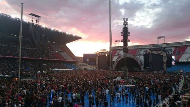 Público en concierto