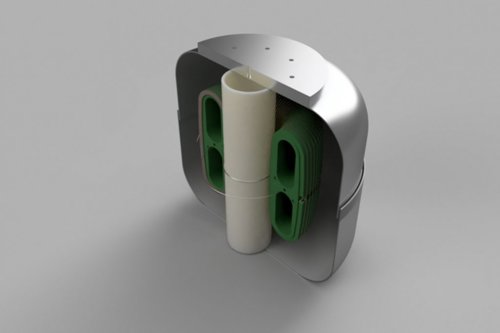 Ilustración del nuevo detector de axiones