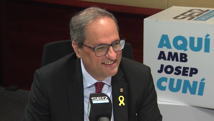 Entrevista del president de la Generalitat, Quim Torra, en la Cadena Ser Catalu