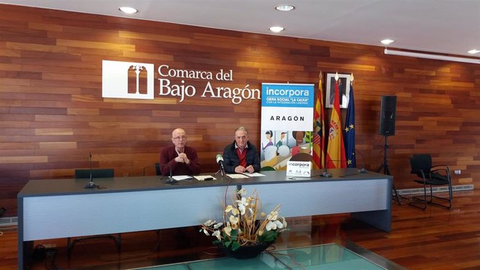 La comarca del Bajo Aragón renueva su compromiso con el programa Incorpora de la