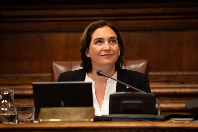 Pleno en el Ayuntamiento de Barcelona