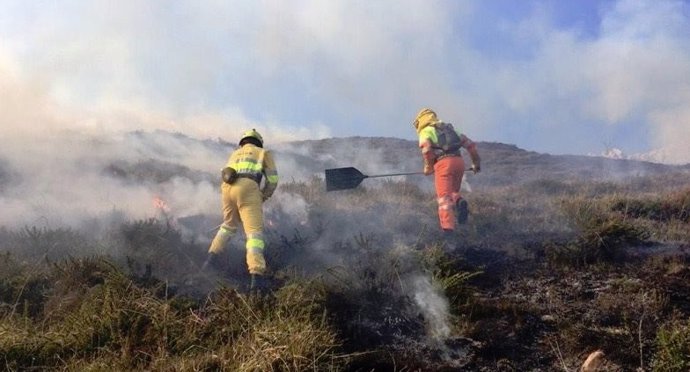 Cantabria registra un único incendio, que lleva activo desde el martes y está en