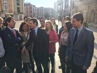 Casado lamenta que las poblaciones de la zona de Garoña y de Velilla "han pagado la demagogia del PSOE"