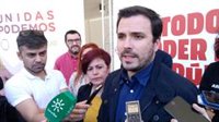 Garzón (IU) ve "bien" la dimisión del delegado de Empleo en Málaga y pide investigar las sociedades pantalla en Panamá