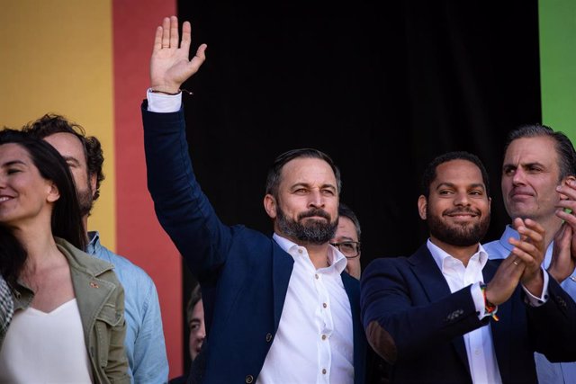 Acto de Vox 'La España viva' con el presidente del partido, Santiago Abascal, y 