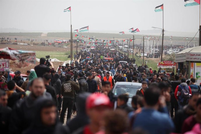 Protests near the Israel-Gaza borders