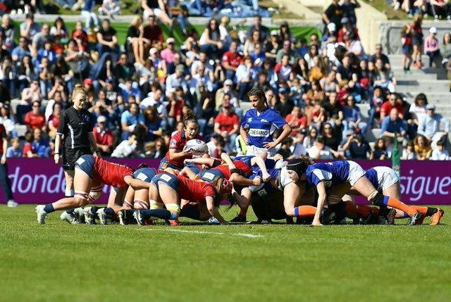 Rugby.- 9.000 espectadores, nuevo récord de asistencia a un partido de rugby fem