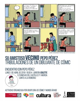 [Comunicacionumu] Las Tribulaciones Del Dibujante De Cómic Pepo Pérez En La Univ