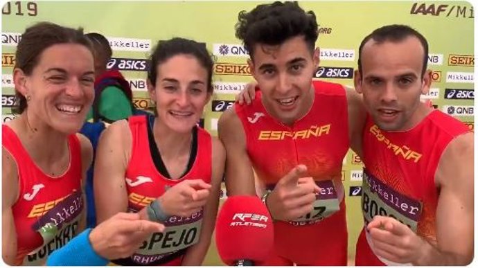 Atletismo.- España, sexta en el relevo mixto del Mundial de Cross