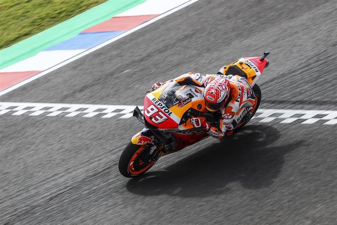 Motociclismo/GP Argentina.- Márquez enfila el asalto a Termas desde la pole