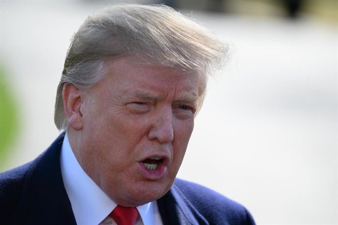 Trump departs White House