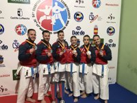 Los equipos masculino y femenino culminan un histórico Europeo con cuatro oros para el kata español