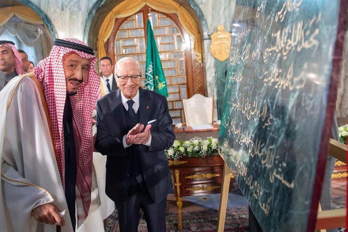 Saudi King Salman in Tunisia