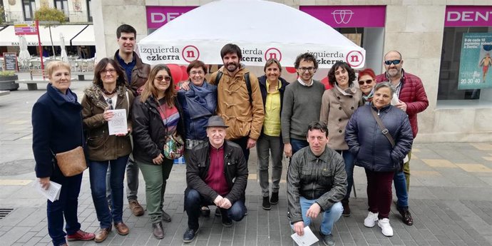 Acto de Izquierda-Ezkerra en Tudela