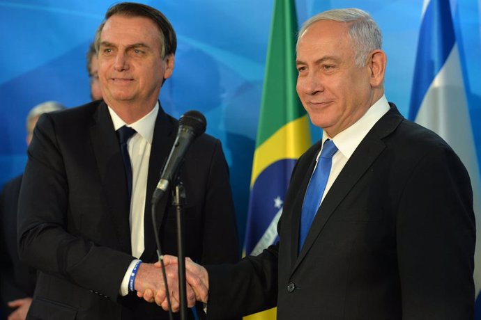 Brazilian President Jair Bolsonaro in Jerusalem