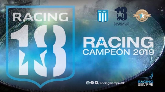 Racing Club se corona campeón en Argentina a falta de una jornada