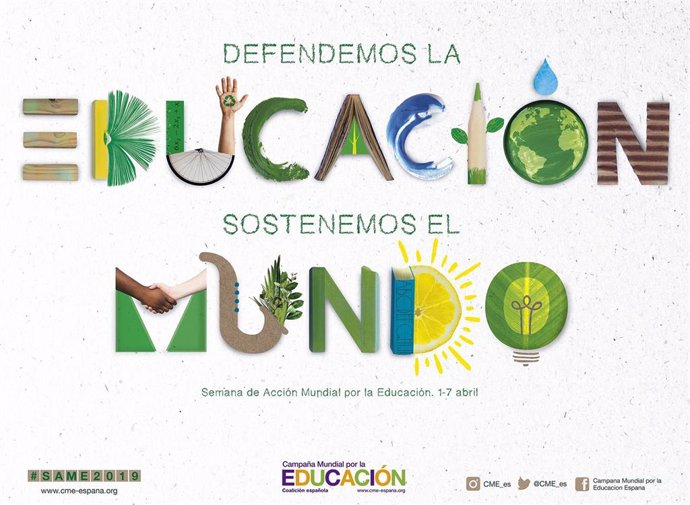 Cien países celebran la Semana de Acción Mundial por la Educación, este año cont
