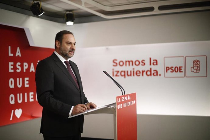 Rueda de prensa sobre actualidad política del PSOE en su sede nacional