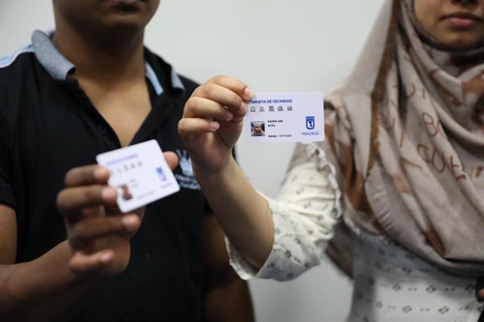 Tarjeta de vecindad del Ayuntamiento de Madrid