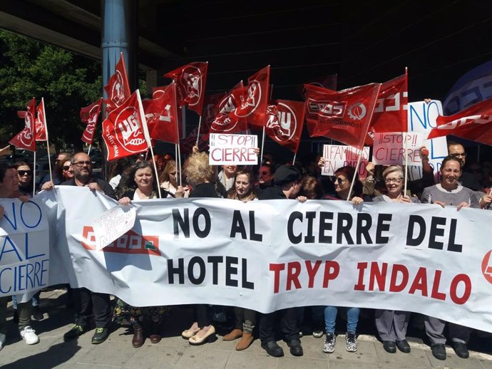 Almería.-Representantes de Tryp Indalo y los trabajadores se reúnen este martes 