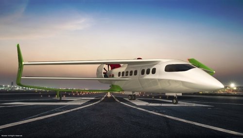 Vuelve el triplano, con un avión híbrido bioeléctrico con 18 plazas