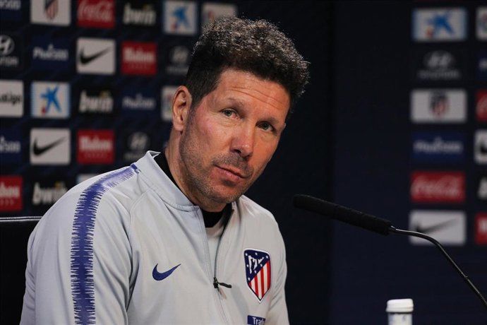 Rueda de prensa del entrenador del Atlético de Madrid, Diego Simeone