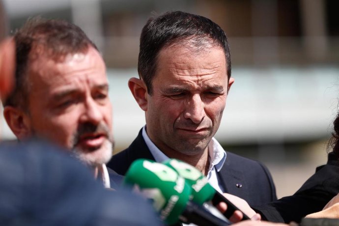 El consejero Alfred Bosch, la candidata de ERC a las elecciones europeas, Diana 