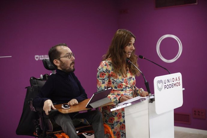 Rueda de prensa de Podemos tras el Consejo de Coordinación  