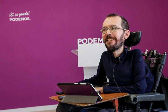 Entrevista de Europa Press al secretario de Organización de Podemos, Pablo Echen