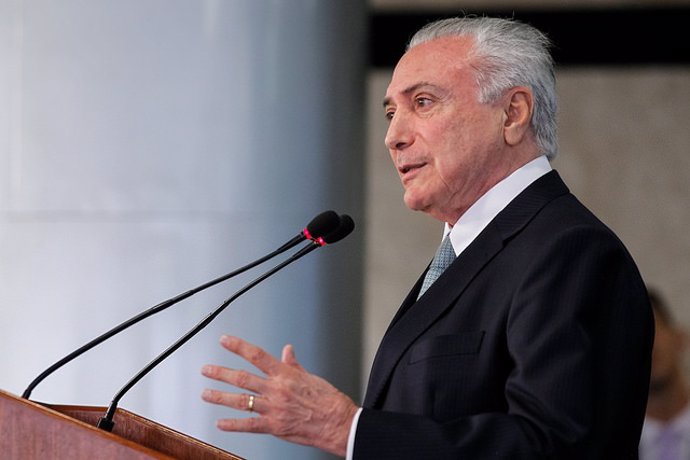 Michel Temer, presidente de Brasil