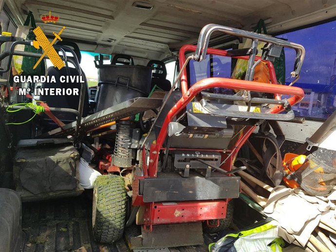 Sucesos.- Tres detenidos por apropiarse de maquinaria agrícola para su venta