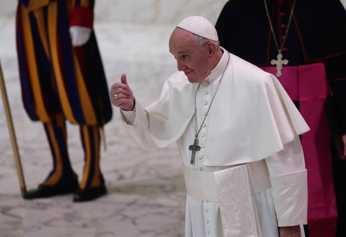 Pope Francis audiance in Vatican