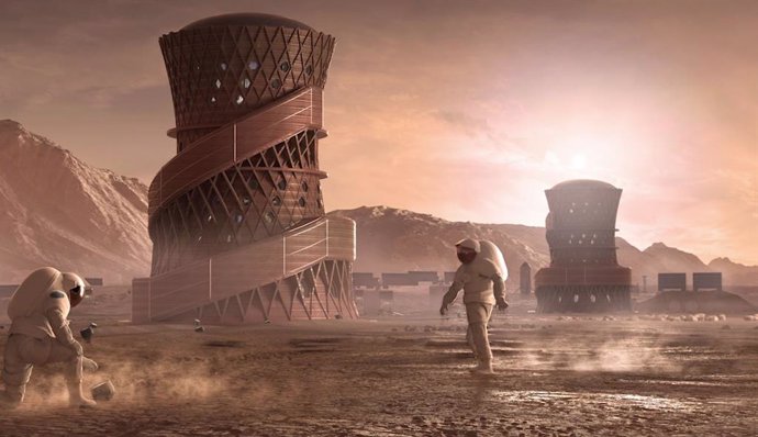 Así pueden ser las futuras viviendas para colonizar Marte
