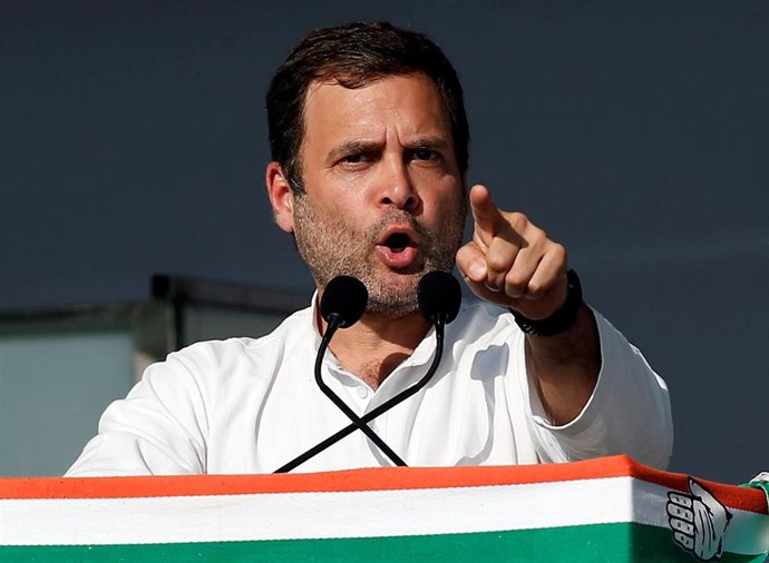 India.- El opositor Rahul Gandhi promete una renta mínima para los sectores más 