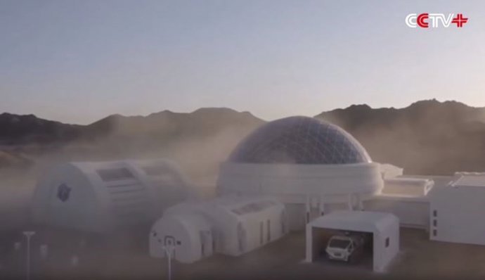 China levanta su primera simulación de Marte en el desierto