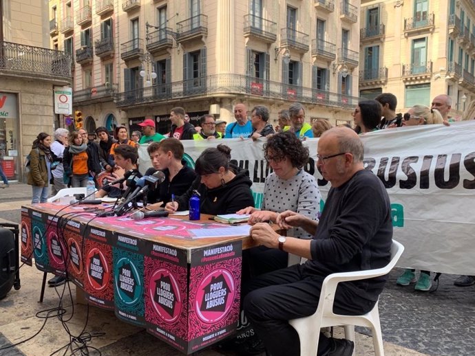 Más de 40 entidades de Barcelona se manifestarán contra "alquileres abusivos"